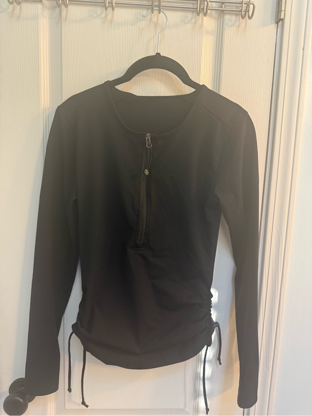 lululemon athletica Black Long-Sleeve Quarter-Zip Pullover